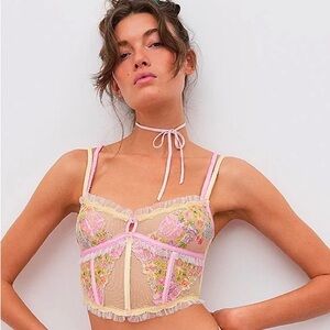For Love & Lemons Bustier Top (NWOT)
